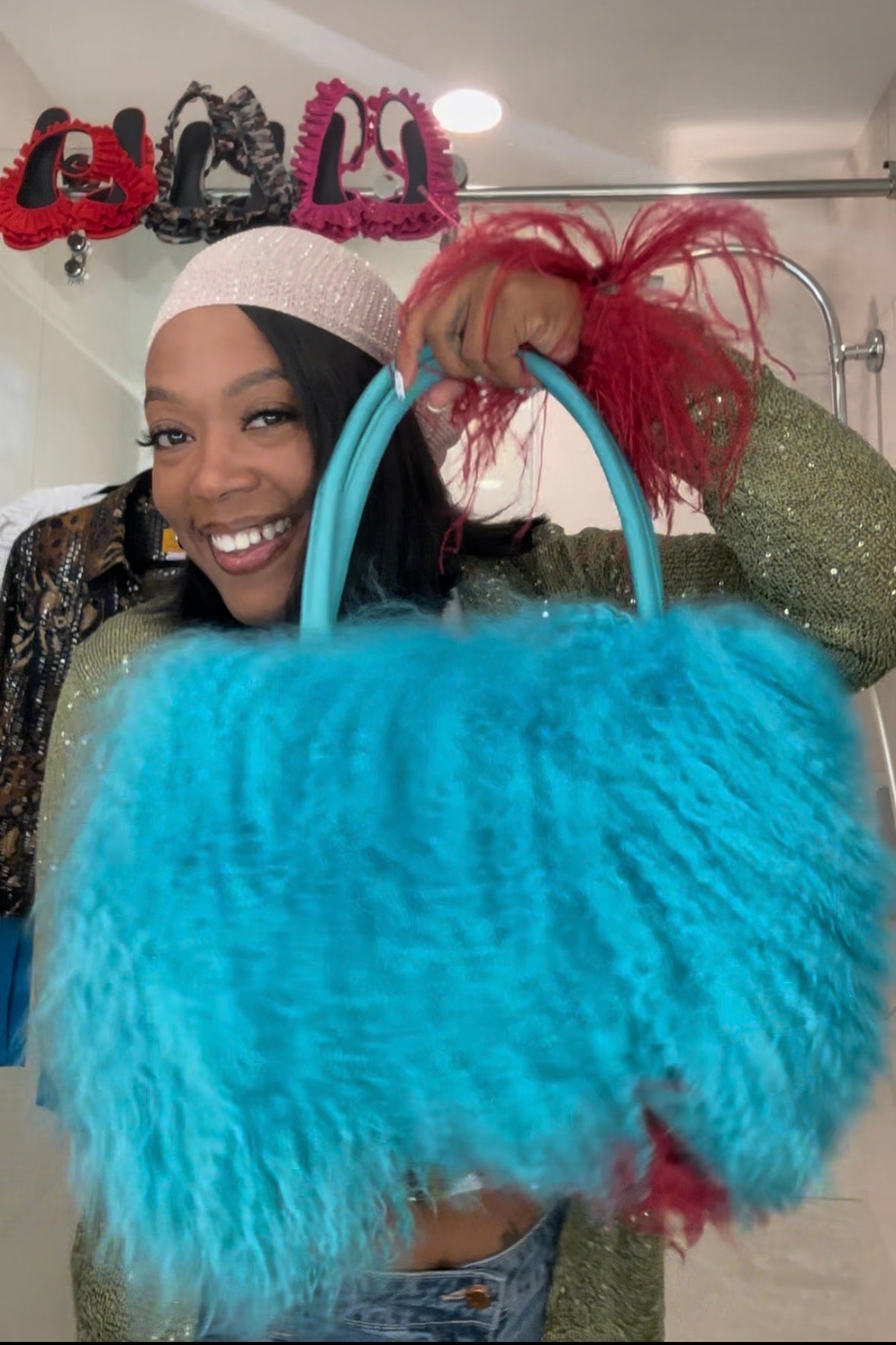 Girlfriend Mongolian Bag - Black