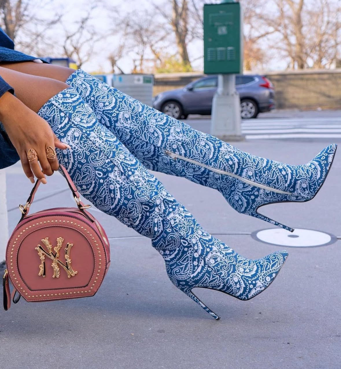 Archive: Paisley Denim Boot