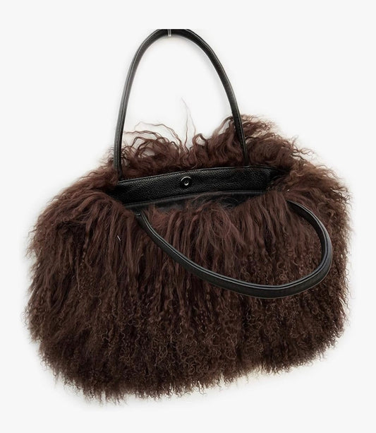 Girlfriend Mongolian Bag - Chocolate