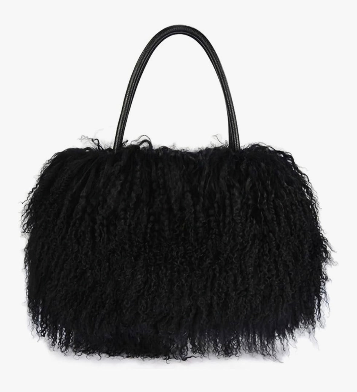 Girlfriend Mongolian Bag - Black